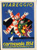 CARTOLINA CARNEVALE DI VIAREGGIO ANNO 1954 ILLUSTRATORE BONETTI LUCCA - Viareggio