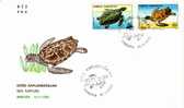 Env. FDC TURQUIE Tortues De Mer 1989 - Schildpadden