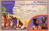 Soudan - Colonies Françaises - Carte - Sudan