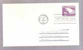 FDC Eagle 1965 - Stamped Envelop - Scott # U550 - 1961-80