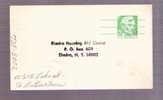 Postal Card - Lincoln - Scott # UX55 - 1961-80