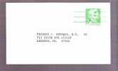 Postal Card - Lincoln - Scott # UX55 - 1961-80