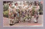 Olvera Street - Los Angeles California - Dancing Girls In Native Costumes - Los Angeles