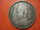 940  EGYPT EGYPTE EGIPTO    SILVER COIN PLATA      AÑO / YEAR  1937  MBC/ VF - Egypt