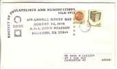 USA Special Cancel Cover - 6th Annual Hobby Day 1978 - Houston - Enveloppes évenementielles