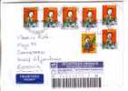 GOOD " REGISTERED " Postal Cover BRAZIL To ESTONIA 2008 - Nice Stamped: Manicure - Covers & Documents