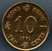 Hong-Kong 10 Cents 1991 Sup - Hong Kong