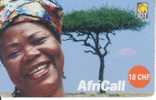 Prepaid Card IDT ° AfriCall 10 CHF - Personnages