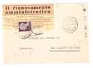 239) Cartolina  Con 1£ Imp. S. F. Da Empoli A S. Filippo Del Mela Il 28-11-1945 Con Pubblicità Il Rinnovamento Amminist. - Marcophilie