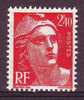 Type Marianne De Gandon N° 714 **. 0 Du 2f40 Cassé . - Unused Stamps