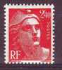 Type Marianne De Gandon N° 714 **. 2 & 0 Du 2f40 Cassé . - Unused Stamps
