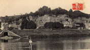 37 ROCHECORBON La Falaise Creusée D'habitations Dans Le Roc Et La Rive Droite De La Loire à VAUVERT Pecheur - Rochecorbon