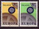 PGL - EUROPA CEPT 1967 ICELAND ** - 1967