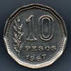 Argentine 10 Pesos 1967 Sup - Argentine