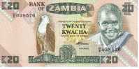 ZAMBIE   20 Kwacha  Non Daté (1980-1988)   Pick 27e   Signature 7   ***** BILLET  NEUF ***** - Zambia