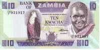 ZAMBIE   10 Kwacha  Non Daté (1980-1988)  Pick 26e    ***** BILLET  NEUF ***** - Zambia