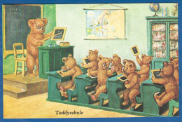 Tiere; Bären; Teddyschule; Sloth Bears; Ours; Spielzeugmuseum München Nr 25 - Bears