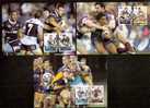 NOUVEAUTÉ : RUGBY AUSTRALIE -  LOT 8 CARTES MAXIMUM DU CENTENAIRE ! - Rugby