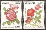 MONACO - 1999 Flowers - Roses. Scott 2113-4. MNH ** - Sonstige & Ohne Zuordnung