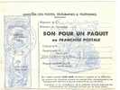 REF LCHA2 - FRANCE - COUPON DE FRANCHISE MILITAIRE "PTT" Y/T N° 14 UTILISE - Military Postage Stamps