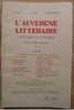 Auvergne Littéraire - N°160 - 3e Trim. 1958 - Peintures Du Moyen âge, La Fayette, Mayres... - Auvergne
