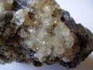 CALCITE SUR FLUORINE (RARE A LA) MINE DE MARSANGES LANGEAC  FRANCE - Minerales