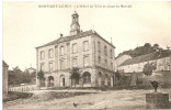 C.P.A    (   MONTIGNY - LE  - ROI  "  L´hotel De Ville Et Place Du Marché " Carte Belle Prise De Vue   ) - Montigny Le Roi