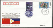 PFTN.WJ-37 CHINA-PHILIPPINES DIPLOMATIC COMM.COVER - Storia Postale