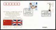 PFTN.WJ-101 CHINA-U.K. DIPLOMATIC COMM.COVER - Covers & Documents