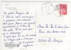 N° 3084 , Timbre De Roulette / Carte De Priay GA  ( Guichet Annexe )  Ain Du 8 7 1999 - Briefe U. Dokumente