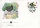 W0639 Gallinula Comeri Tristan Da Cunha 1991 FDC Premier Jour WWF - Gallináceos & Faisanes