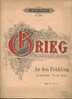 Muziekstuk - Grieg - An Den Frühling - Klavierstück - Opus 43 N° 6 - Other & Unclassified