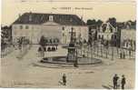 Carte Postale Ancienne Guéret - Place Bonnyaud - Guéret