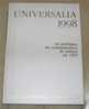 Encyclopedie Universalis - Universalia 1998 - Encyclopédies