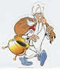 Silhouette  Asterix "Panoramix" - Uderzo - Autres & Non Classés