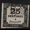 FRANCE Taxe 1859 N°5 @  Affaire 10% Cote - 1859-1959 Used