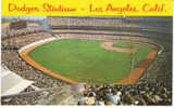 Los Angeles Dodgers Baseball Stadium Opening Day Dodgers Vs. Cincinnati Reds Baseball Game Vintage Postcard - Baseball