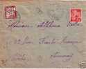 ARDECHE-SAINT FELICIEN 27-5-1942 - AVEC TAXE 1F BANDEROLE - 1859-1959 Storia Postale