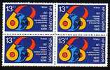 BULGARIA \ BULGARIE - 1986 - 60 An.Radioamateurs Bulgar -  Block De Quatre - Bl De 4 ** - Unused Stamps