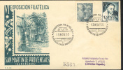 Espagne  Espana  1955  Matasello Exposicion Filatelica  San Martin De Provensals - Franking Machines (EMA)