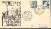 Espagne Espana 1955 Oblitération Matasello "Exposicion Filatelica - Sevilla - Máquinas Franqueo (EMA)