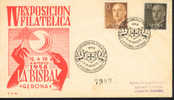 Espagne  Espana  1958 Matasello Exposicion Filatelica  La Bisbal - Macchine Per Obliterare (EMA)