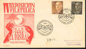 Espagne  Espana  1958 Matasello Exposicion Filatelica  La Bisbal - Maschinenstempel (EMA)