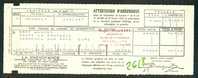 Attestation D´Assurance Automobiles (Decembre 1963) : La Prévoyance, Roger Maubert (Vernueil-sur-Avre, Eure) - Banco & Caja De Ahorros