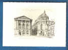 16.5x11.5 CARTE 2 VOLETS ILLUSTRATION L. ROBIN VERSAILLES Le Pavillon De L'aile Gabriel Et La Chapelle - Versailles (Schloß)