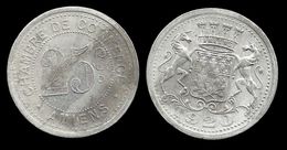 NECESSITE :  AMIENS  . 25cts  . 1920 . - Monedas / De Necesidad