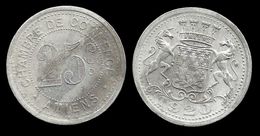 NECESSITE :  AMIENS  . 25cts  . 1920 . - Noodgeld