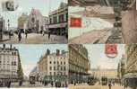 LYON.....Rue  Et Vues Diverses. Autour Des ..tramways 4 Cp - Andere & Zonder Classificatie