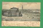 CARTOLINA-GERMANIA-DRESDEN-OPERNHAUS FERNHEIZWERK-HOTEL BELLEVUE - Aalen