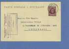 Entier Met Cirkelstempel CHIMAY (VK) - 1922-1927 Houyoux